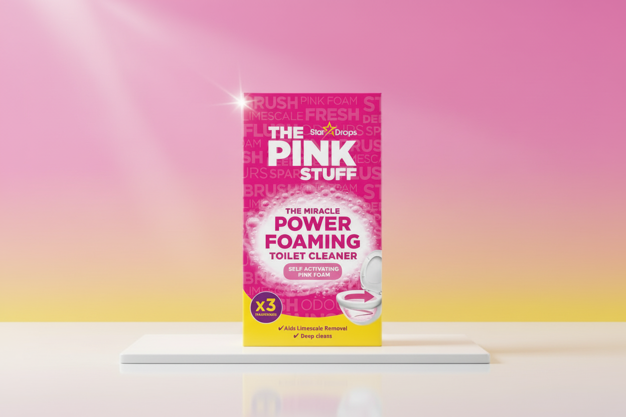 THE PINK STUFF MIRACLE FOAMING TOILET CLEANER 3PKT