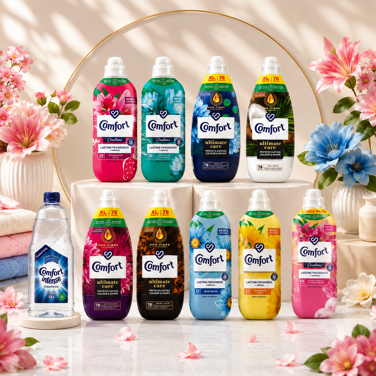 Comfort product range