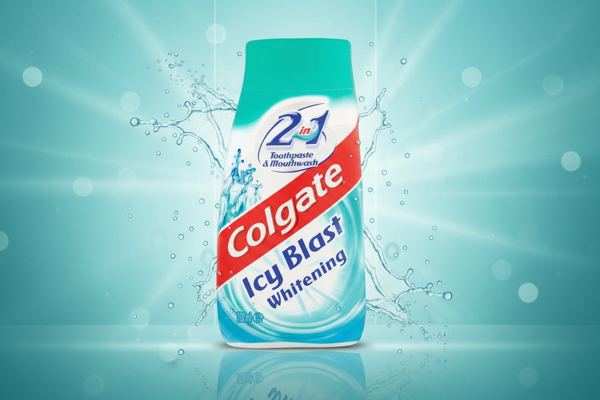 COLGATE TOOTHPASTE 2IN1 ICY BLAST 100ML.