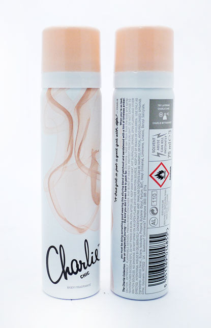 CHARLIE BODY SPRAY CHIC (C)  75ML