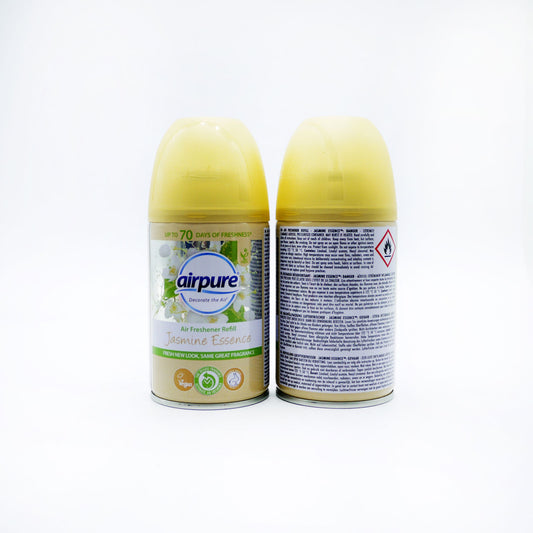 AIRPURE AIR FRESH AUTO REFILL JASMINE 250ML.