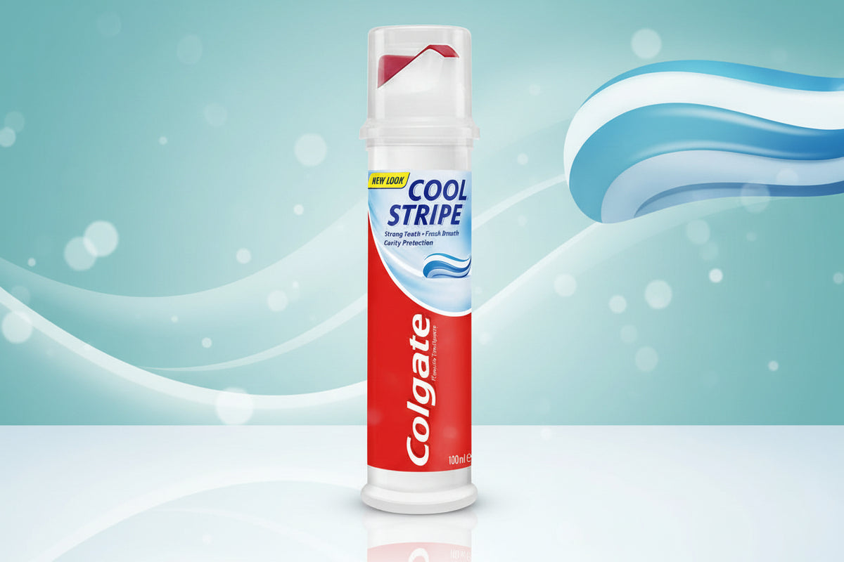 COLGATE TOOTHPASTE COOL STRIPE PUMP 100ML