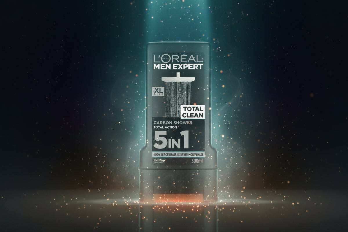 LOréal Men Expert Total Clean Shower Gel 300ml | Imported from UK 🇬🇧