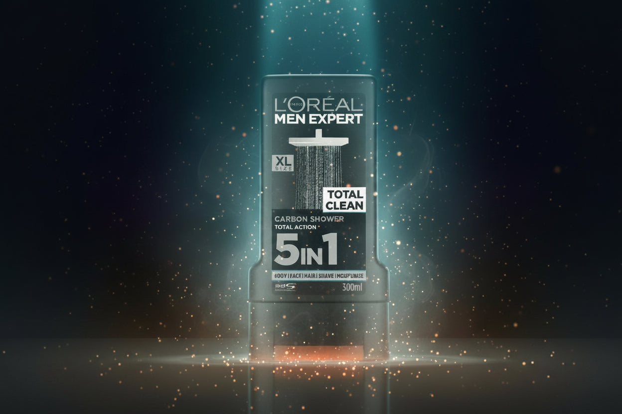 LOréal Men Expert Total Clean Shower Gel 300ml | Imported from UK 🇬🇧