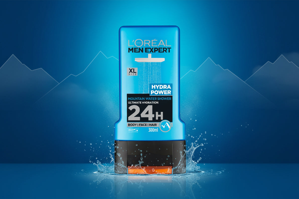 LOréal Men Expert Hydra Power Shower Gel 300ml | Imported from UK 🇬🇧