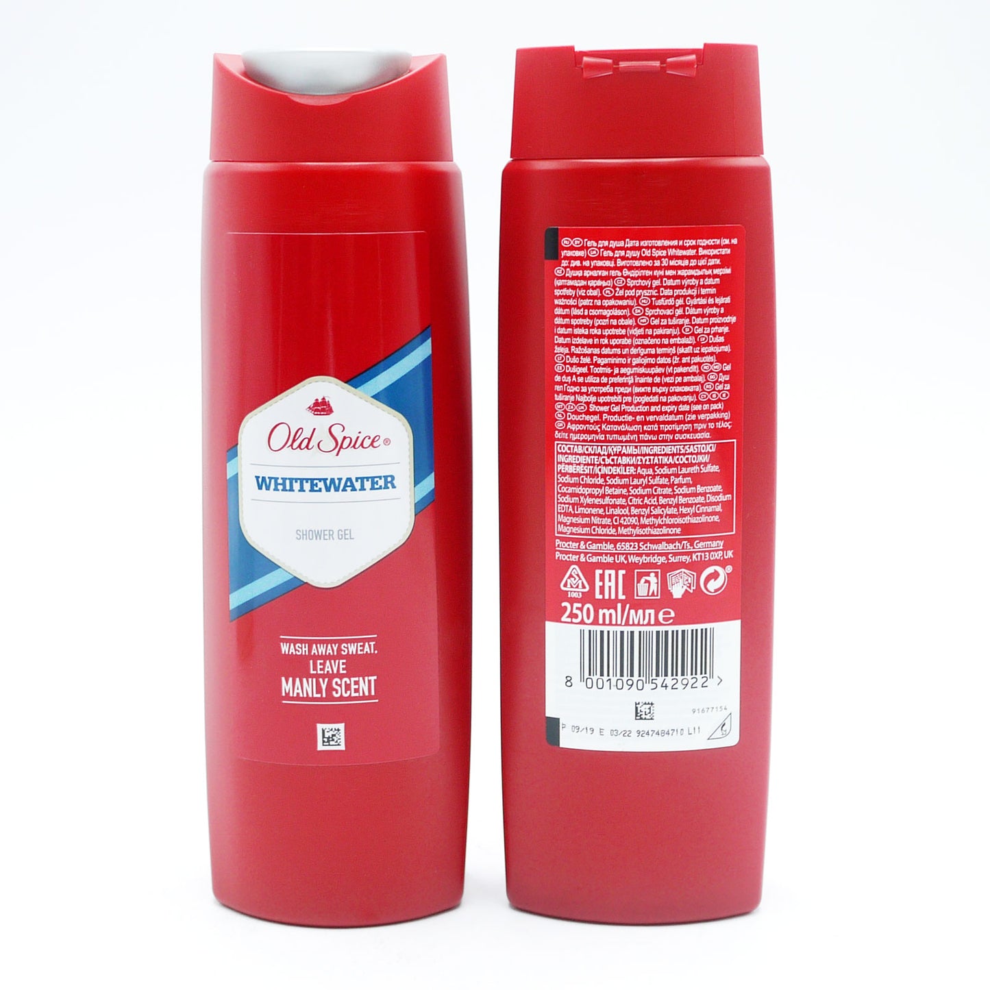 OLD SPICE SHOWER GEL WHITEWATER 250ML