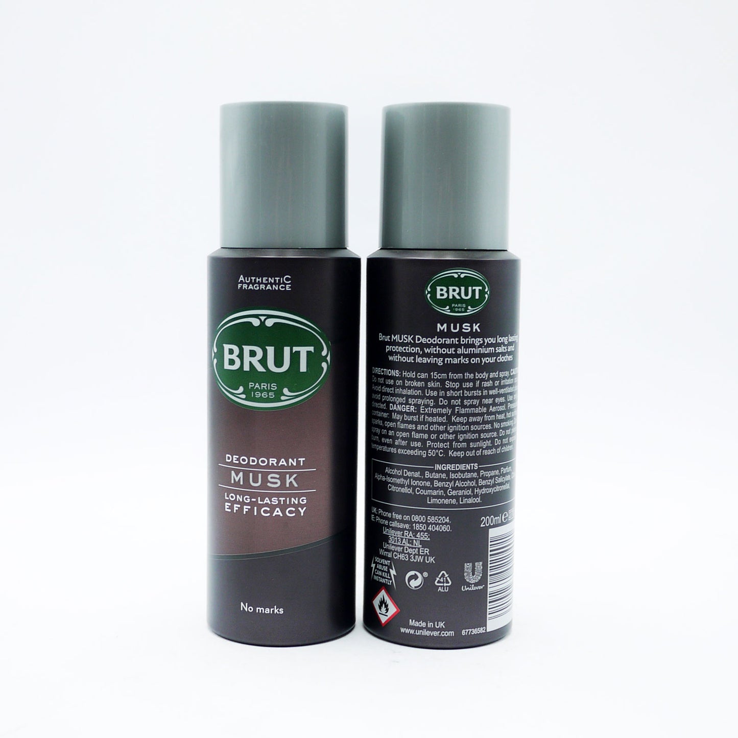 BRUT DEODORANT MUSK 200ML.