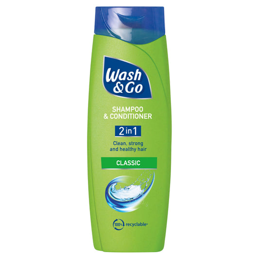 WASH & GO SHAMPOO 2IN1 CLASSIC 200ML