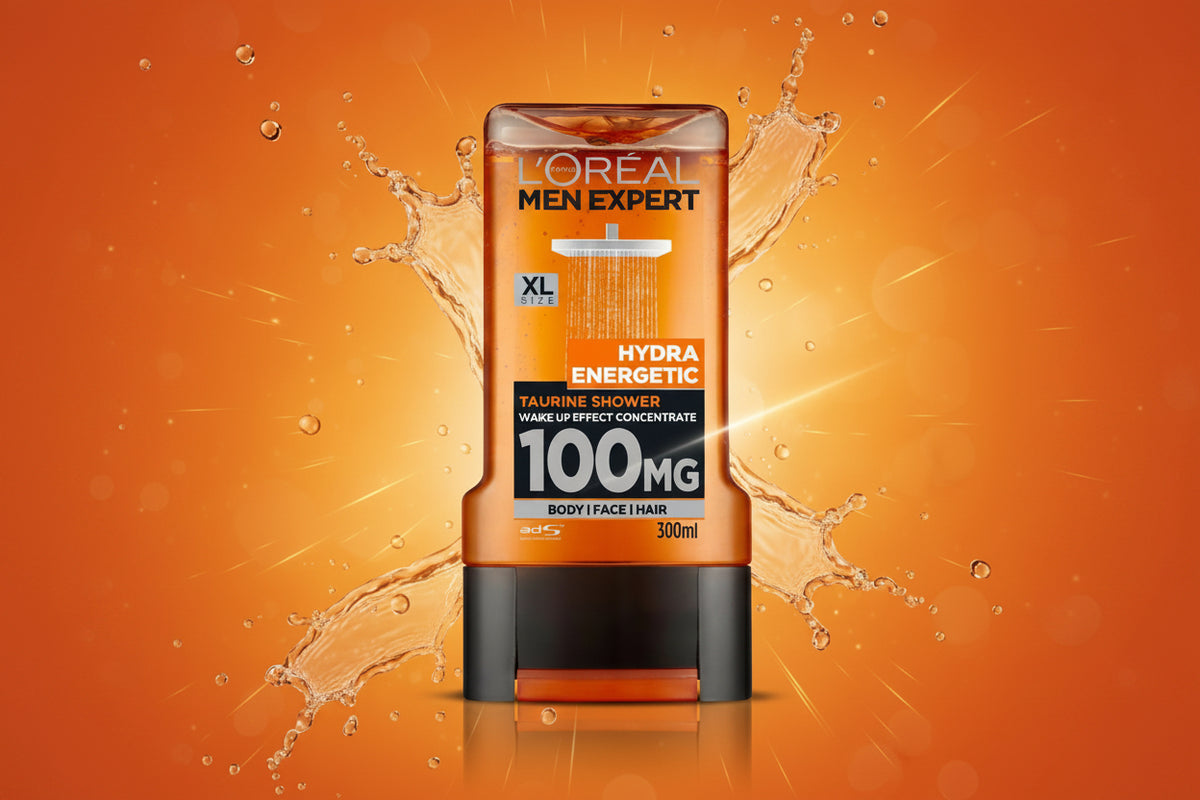 LOréal Men Expert Hydra Energetic Shower Gel 300ml | Imported from UK 🇬🇧
