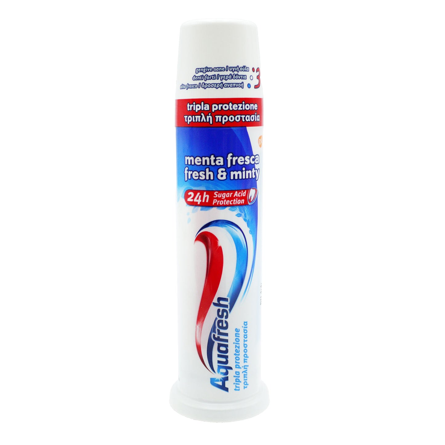 AQUAFRESH TOOTHPASTE TRIPLE PROTECT PUMP