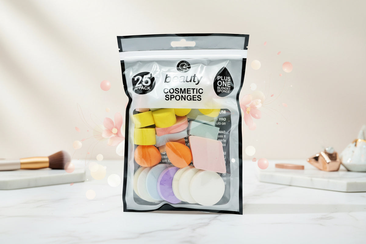 CS BEAUTY COSMETIC SPONGES 25pcs.