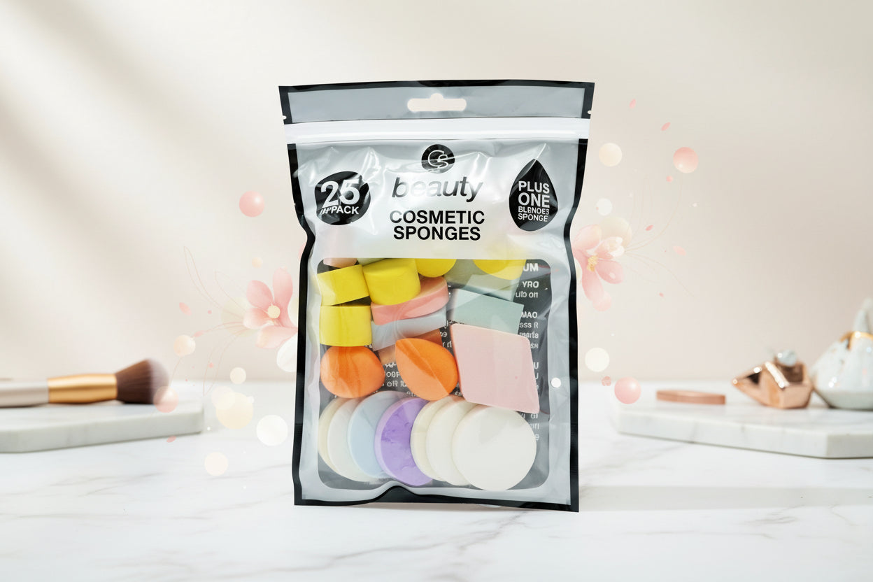 CS BEAUTY COSMETIC SPONGES 25pcs.