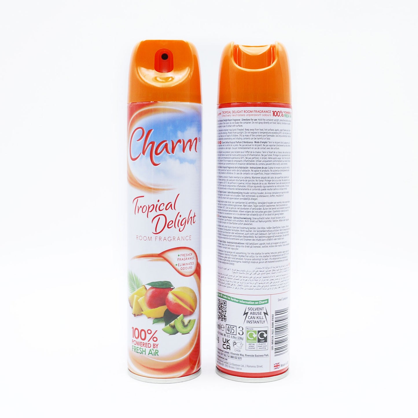 CHARM AIR FRESHENER TROPICAL DELIGHT 240ML.