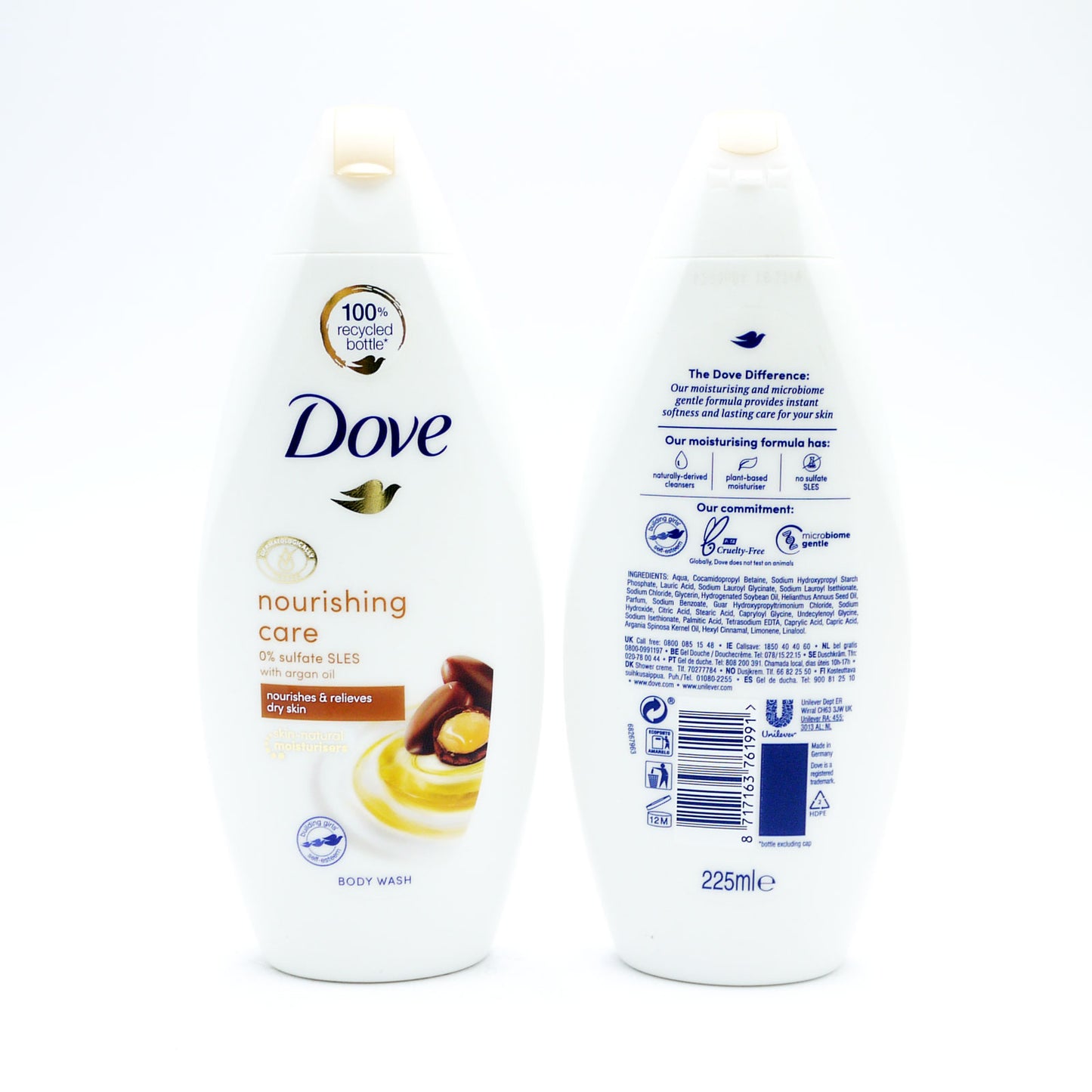 DOVE BODYWASH NOURISHING SILK 225ML.