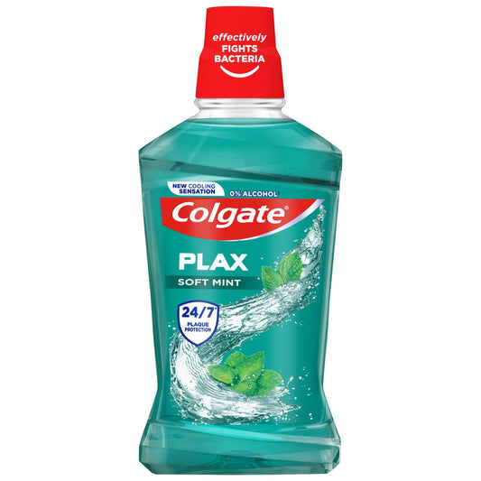 COLGATE PLAX MOUTHWASH SOFTMINT 500ML.