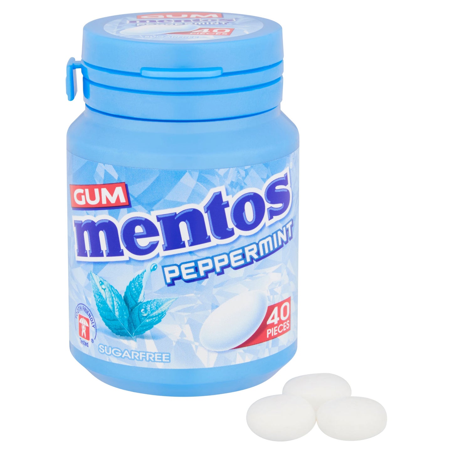 MENTOS PEPPERMINT GUM 40PCS