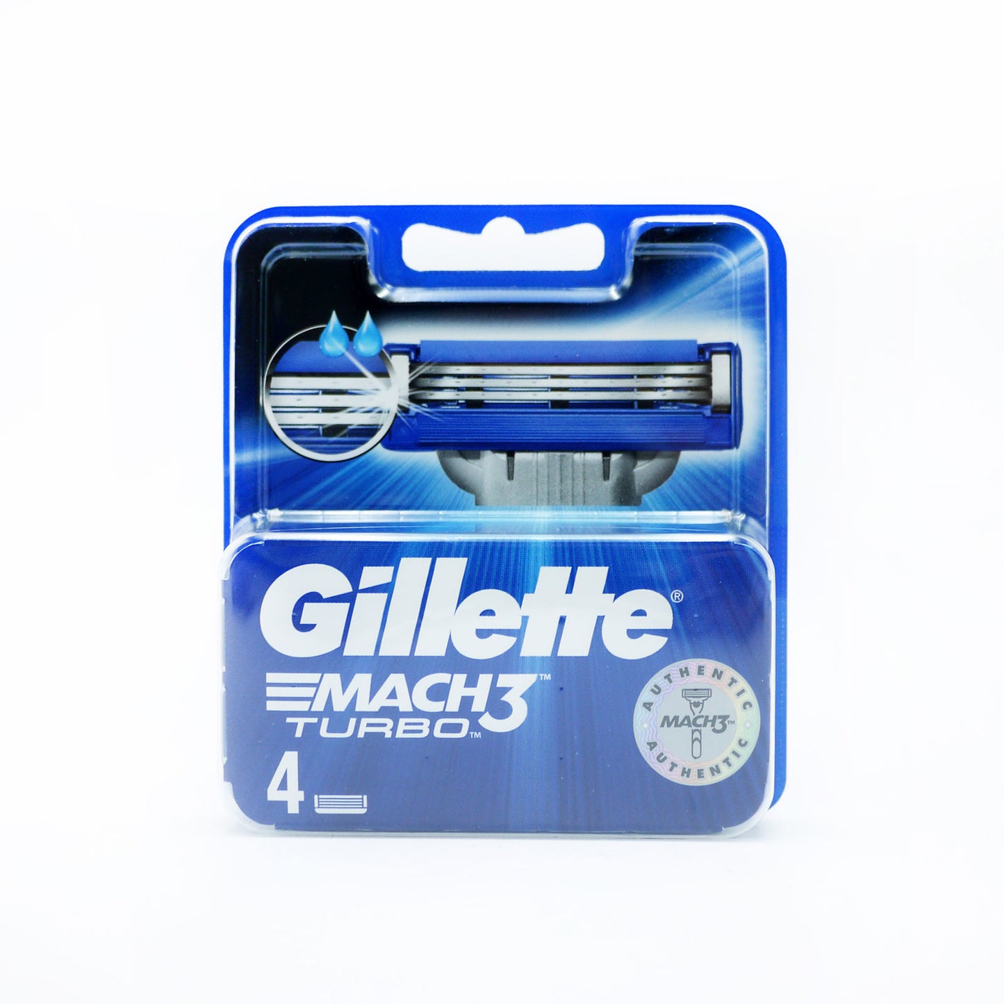 GILLETTE MACH 3 TURBO BLADES 4'S