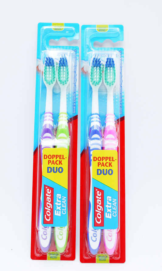 COLGATE EXTRA CLEAN TOOTHBRUSH 2PK