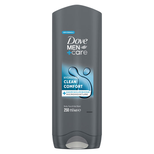 DOVE BODYWASH MEN+ CARE CLEAN COMFORT 250ML.