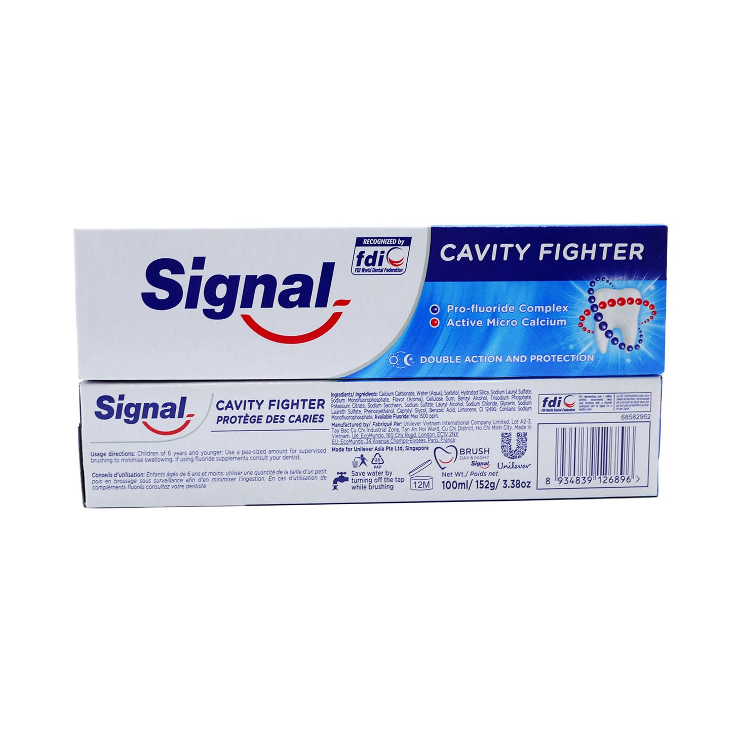 SIGNAL TOOTHPASTE CAVITY FIGHTER ORIGINAL 100ML