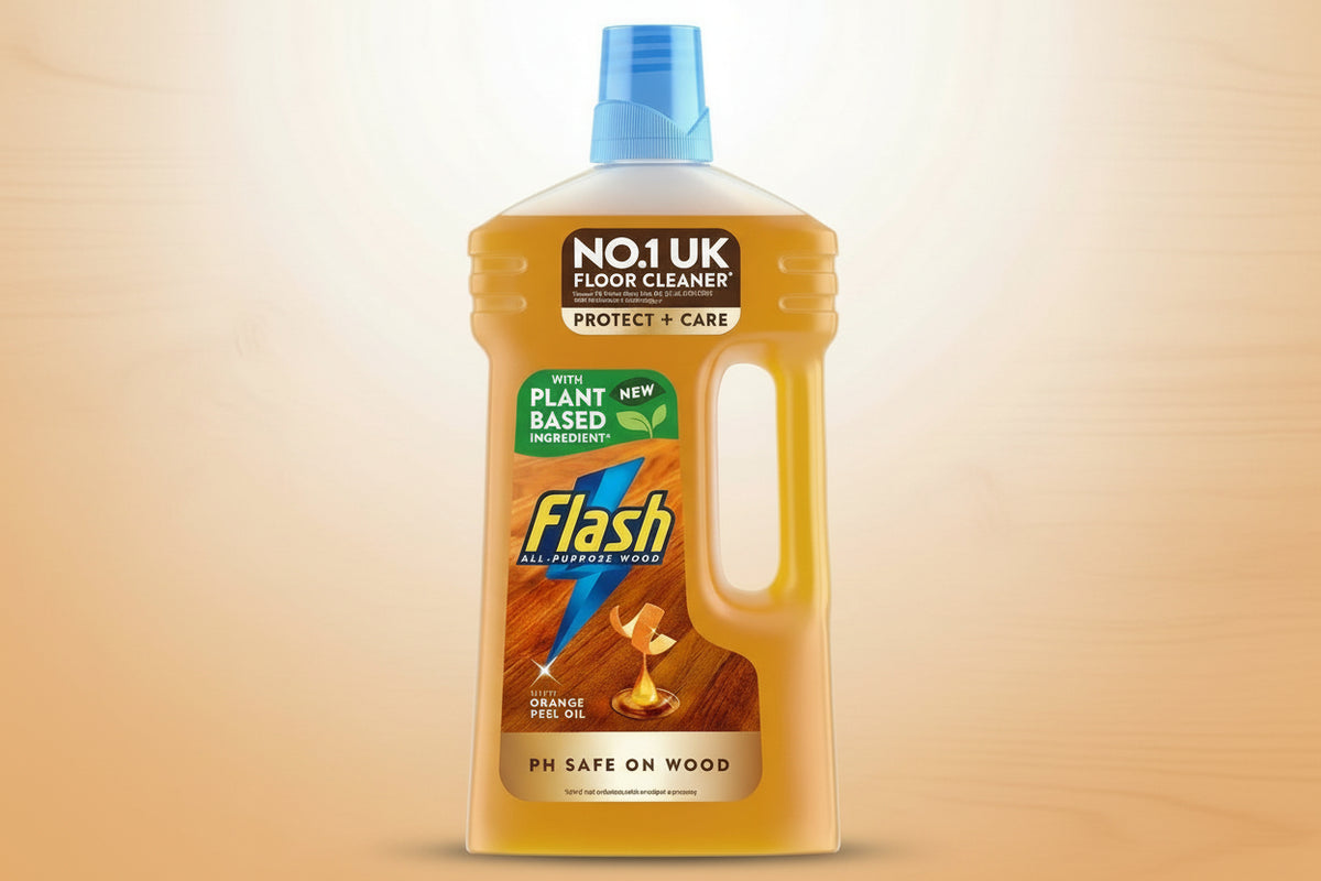 FLASH LIQUID CLEANER WOOD ORANGE ALL PURPOSE 1LTR