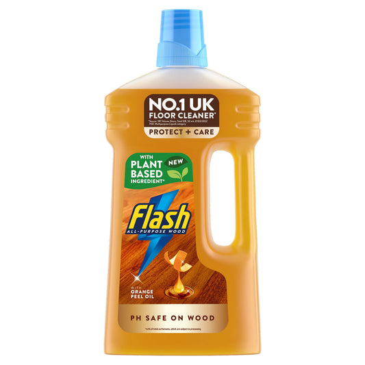 FLASH LIQUID CLEANER WOOD FLOOR 1LTR (Pack 6)