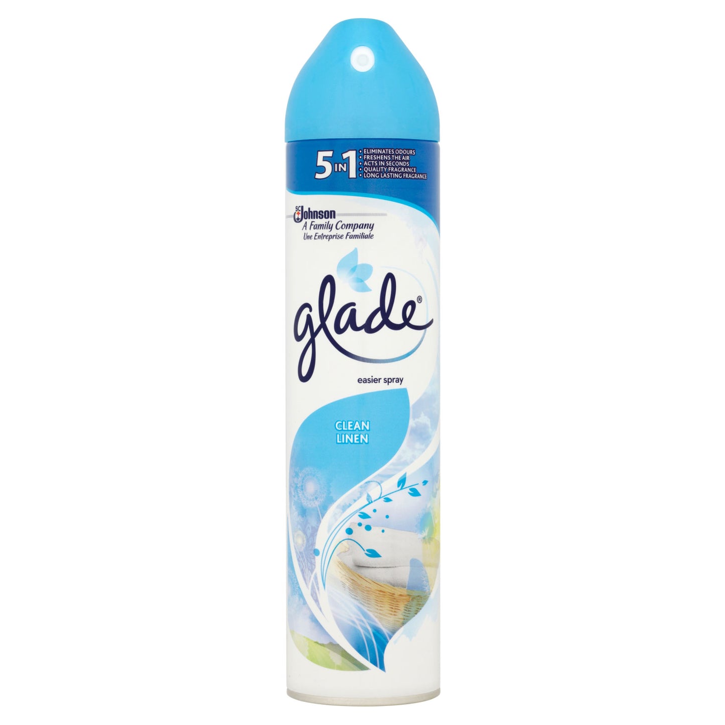 GLADE TRUE SCENT AEROSOL CLEAN LINEN 300ML