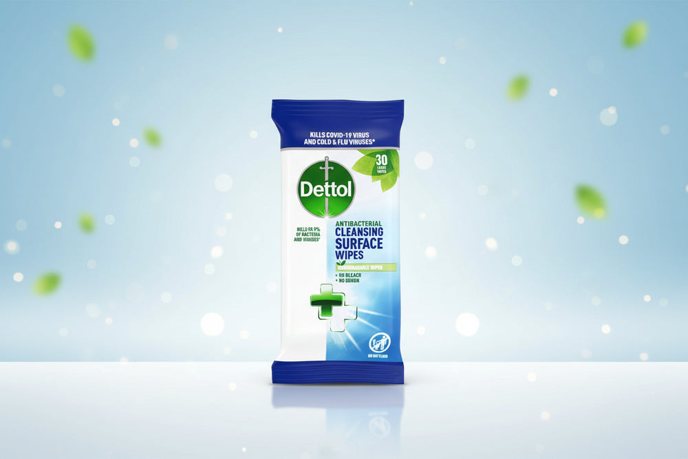 Dettol Surface Wipes Antibacterial 30,s.
