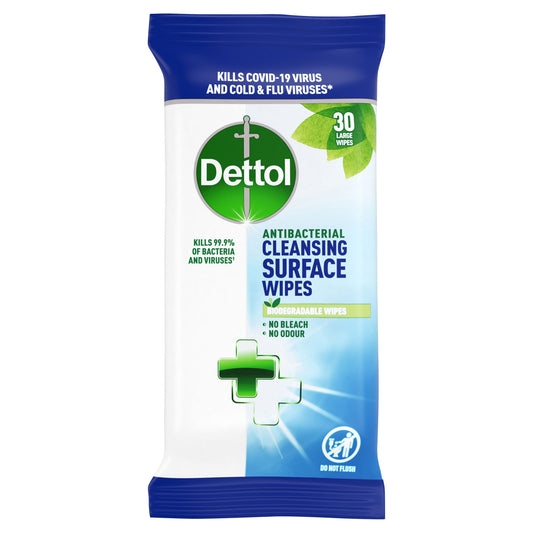 DETTOL SURFACE WIPES ANTIBAC 30,S.