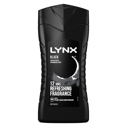 LYNX BODYWASH BLACK 225ML