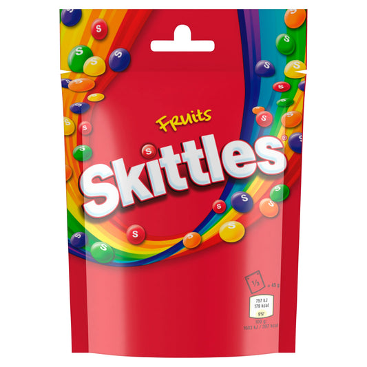 SKITTLES FRUITS POUCH 136GM