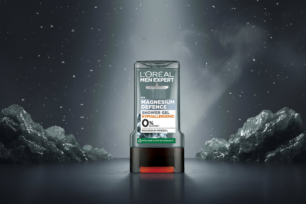 LOréal Men Expert Magnesium Hypoallergenic Shower Gel 300ml | Imported from UK 🇬🇧
