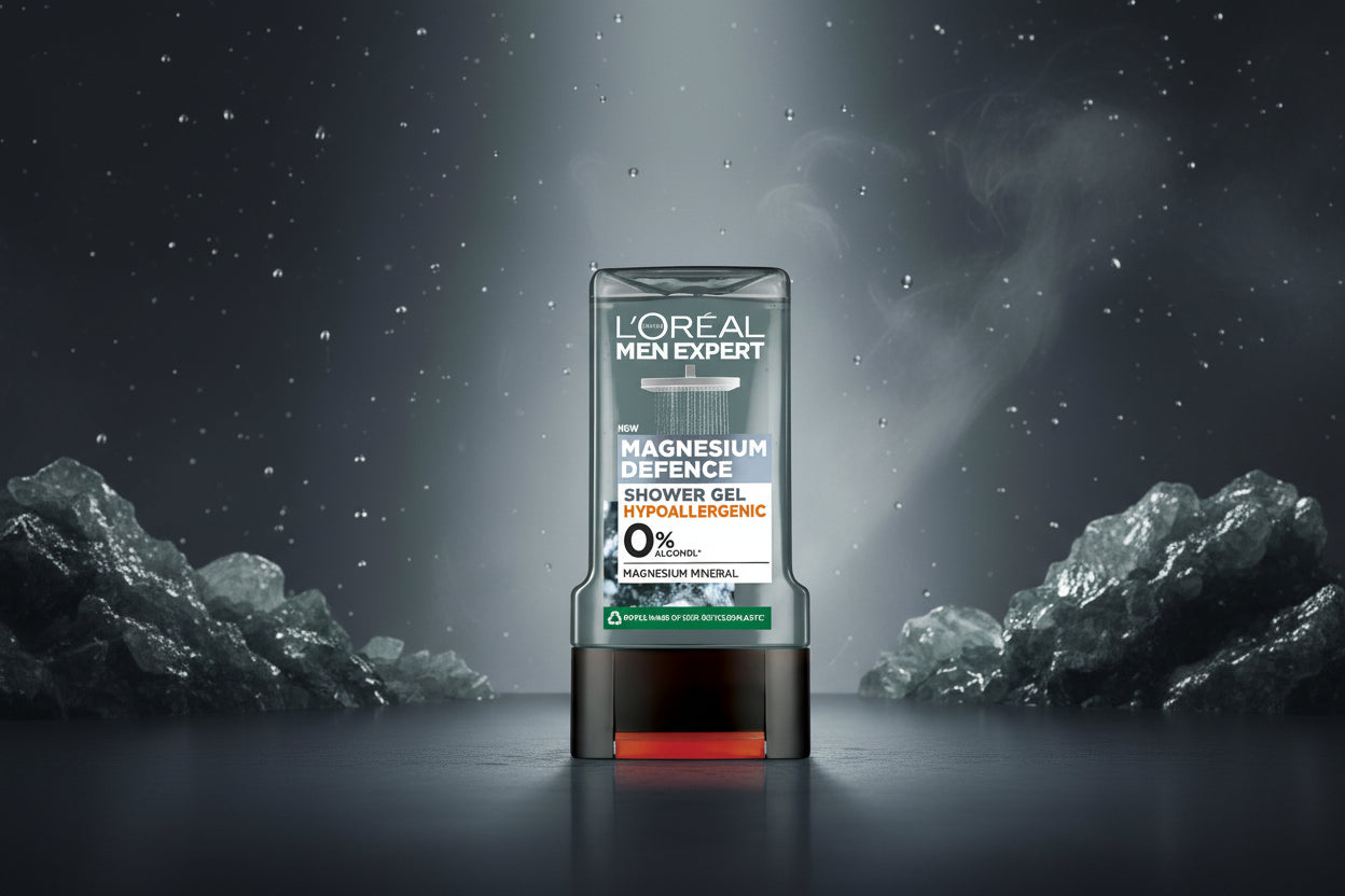 LOréal Men Expert Magnesium Hypoallergenic Shower Gel 300ml | Imported from UK 🇬🇧