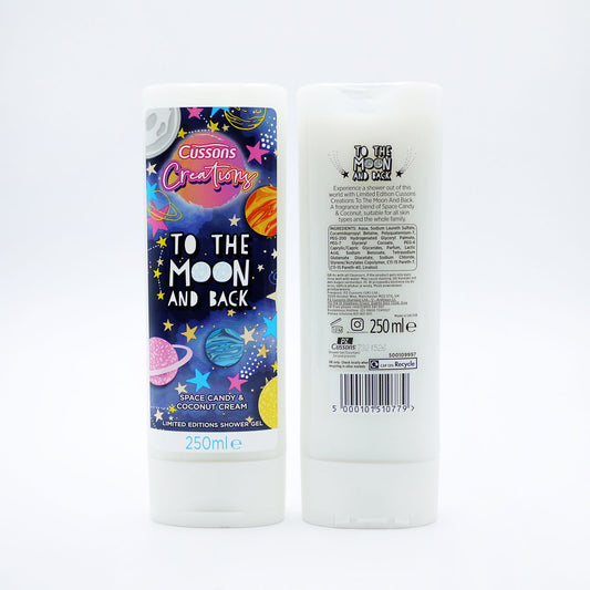 CUSSONS CREATIONS SHOWER GEL TO THE MOON & BACK 250ML.