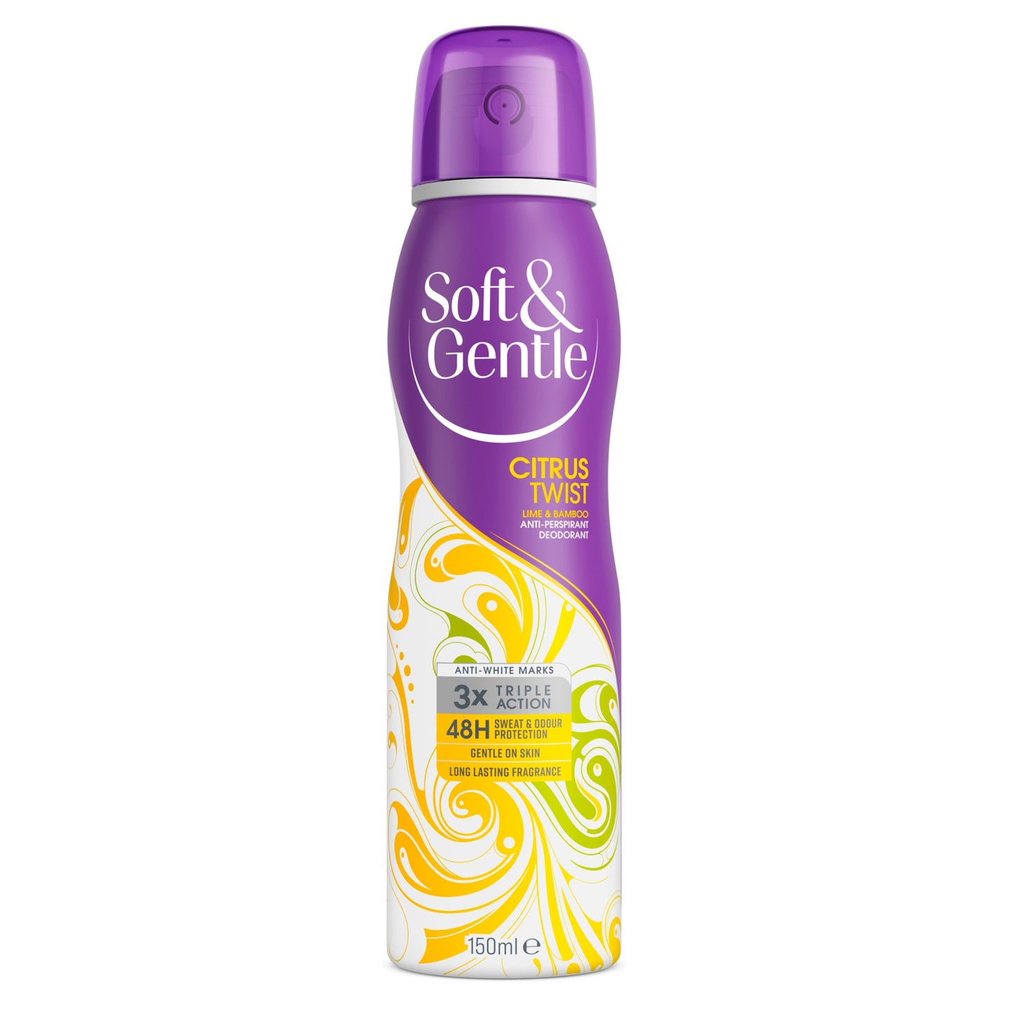 SOFT & GENTLE A/P DEODORANT CITRUS TWIST 150ML