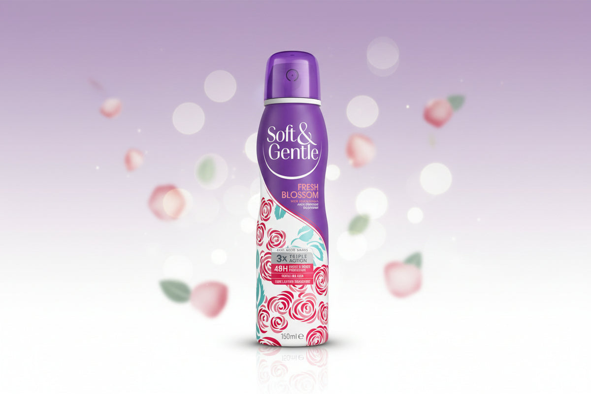 SOFT & GENTLE A/P DEODORANT FRESH BLOSSOM 150ML