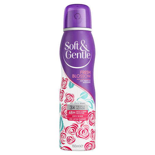 SOFT & GENTLE A/P DEODORANT FRESH BLOSSOM 150ML