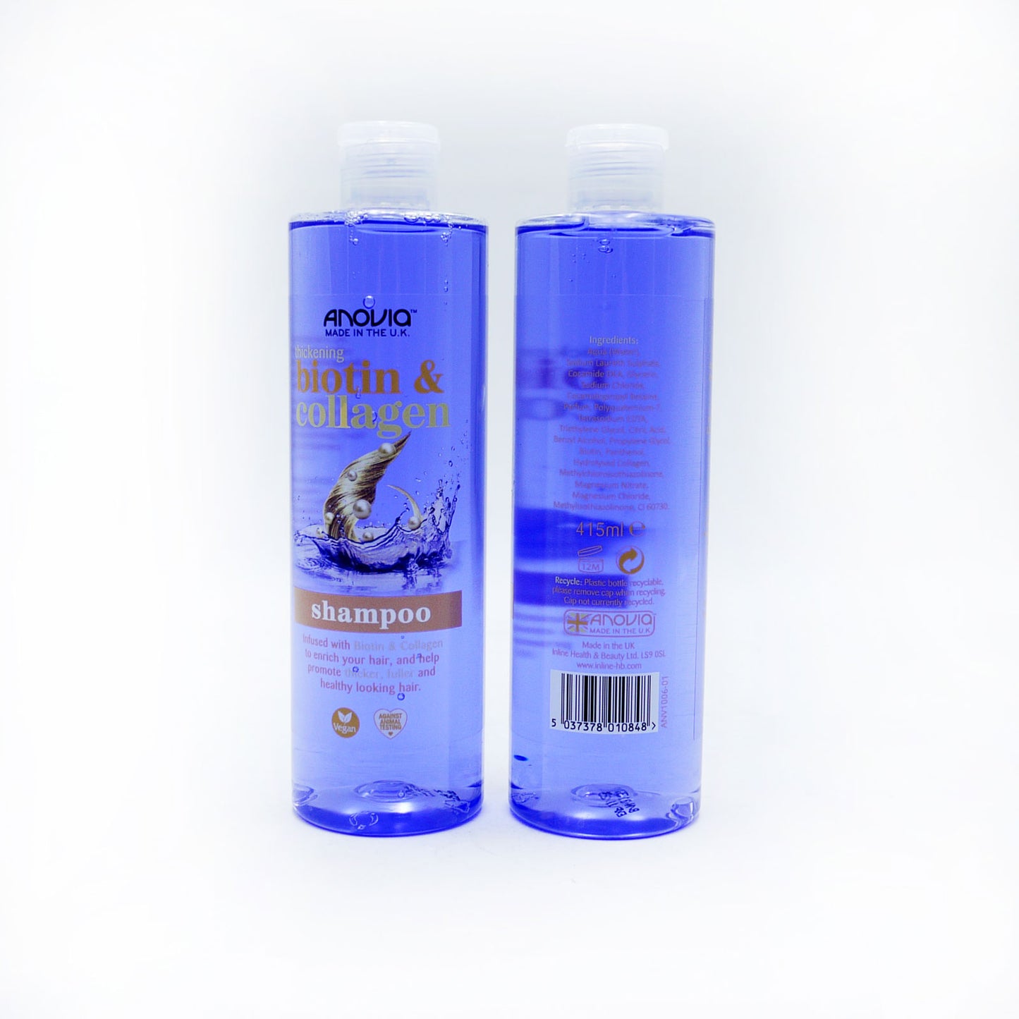 ANOVIA SHAMPOO BIOTIN & COLLAGEN 415ML.