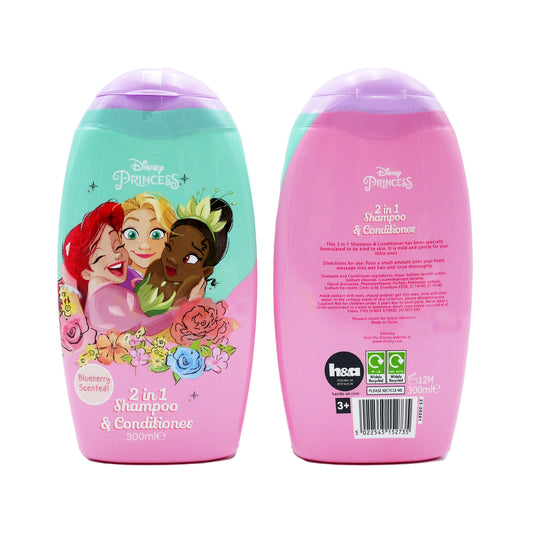 DISNEY PRINCESS SHAMPOO & CONDITIONER 2IN1 300ML.