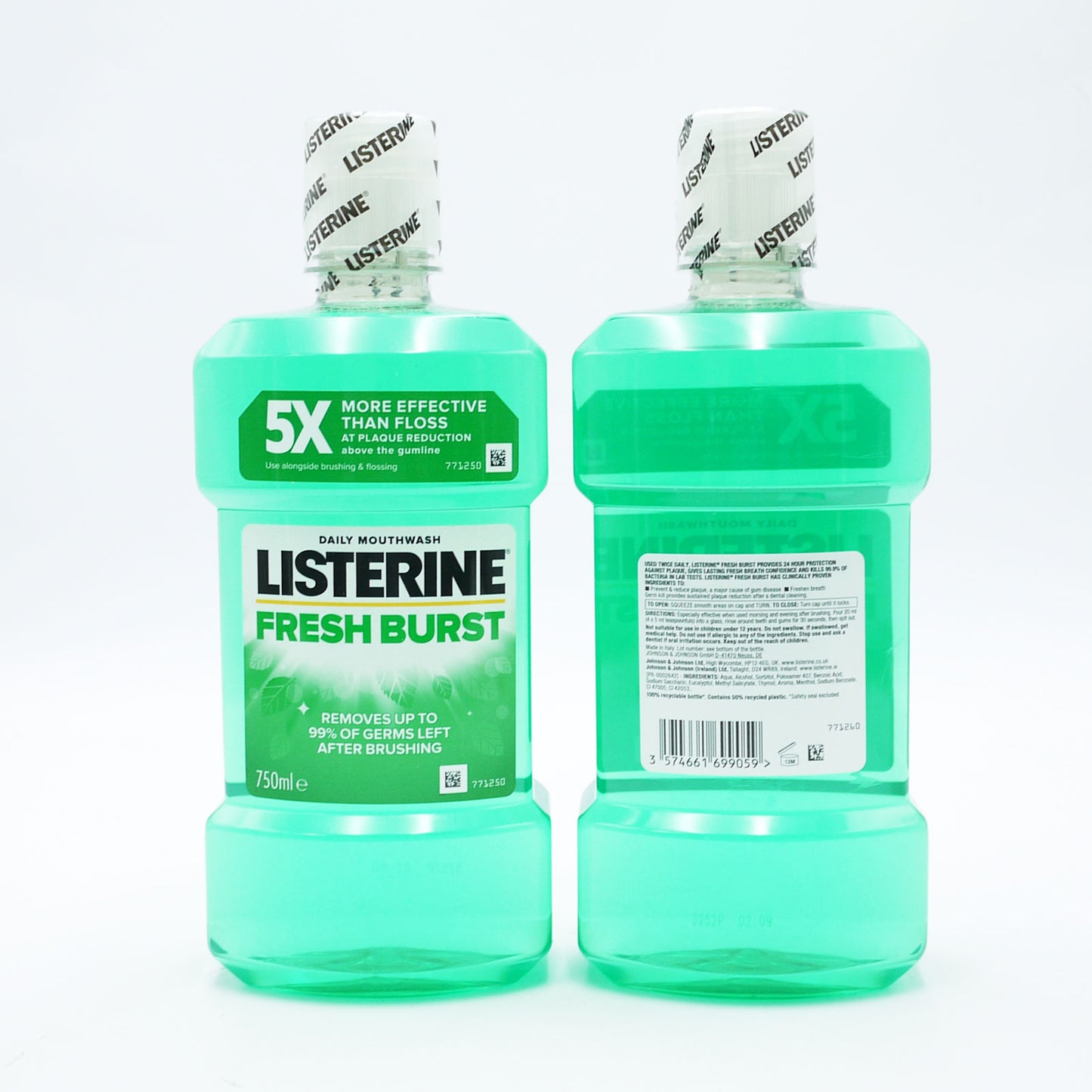 LISTERINE MOUTHWASH FRESHBURST 750ML