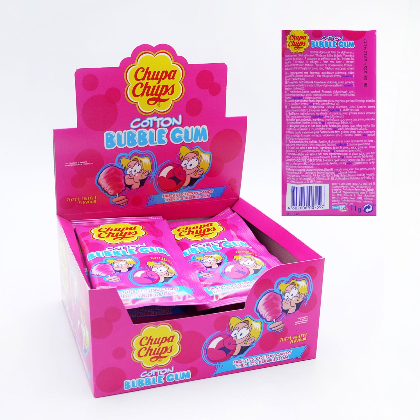 CHUPA CHUPS COTTON CANDY 11GM