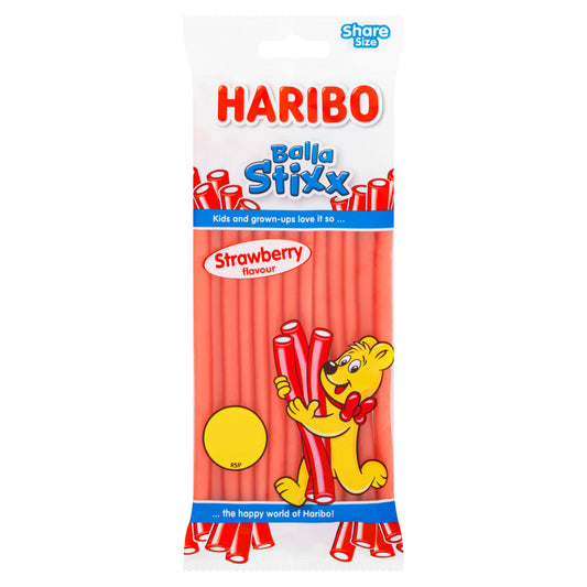 HARIBO STIXX STRAWBERRY 140GM