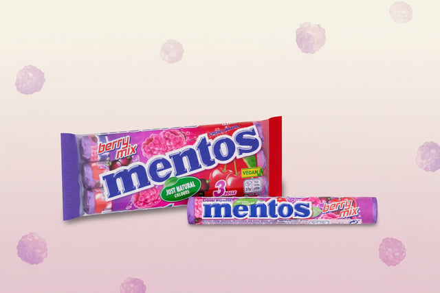 MENTOS BERRY MIX 3PACK