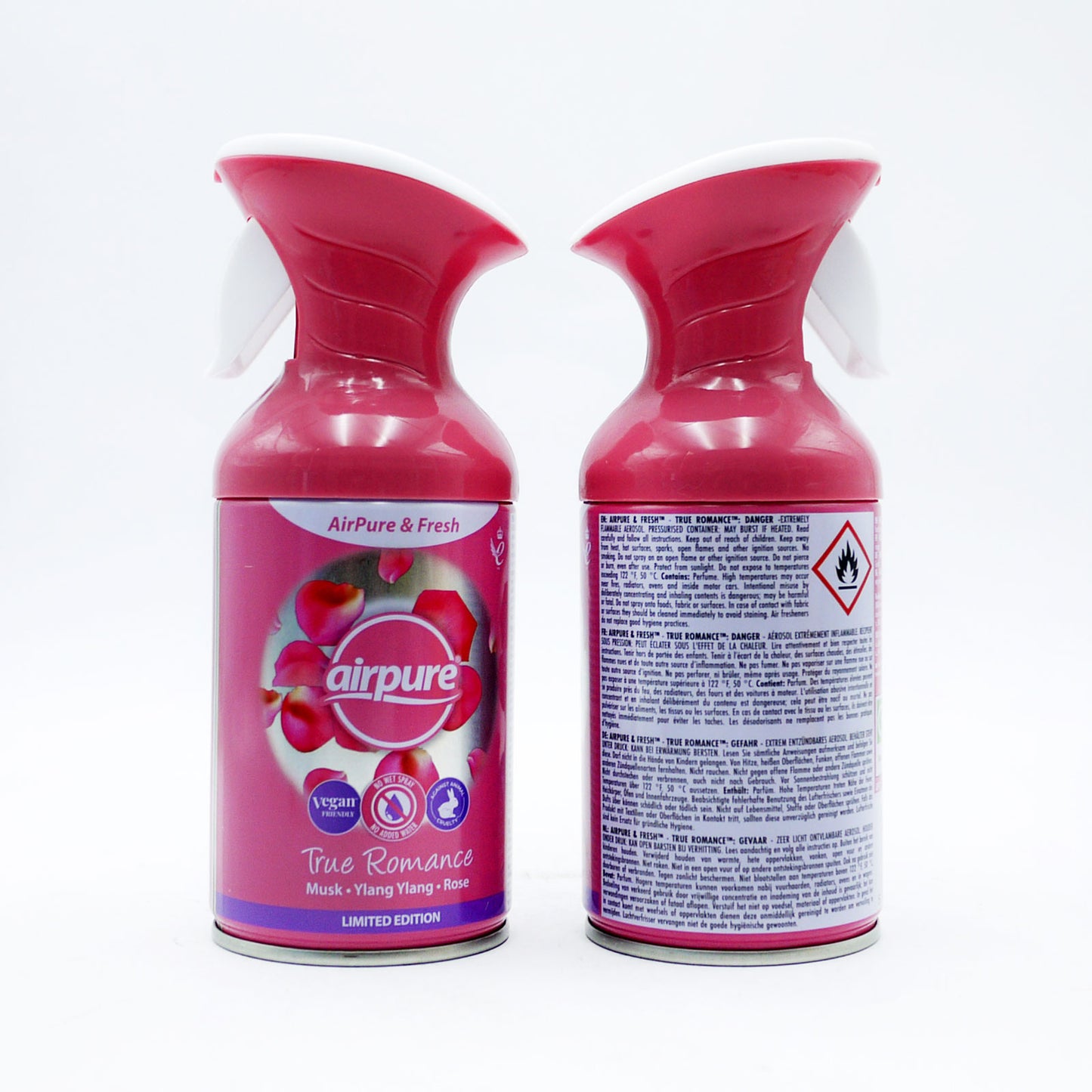 AIRPURE & FRESH TRIGGER SPRAY TRUE ROMANCE 250ML.