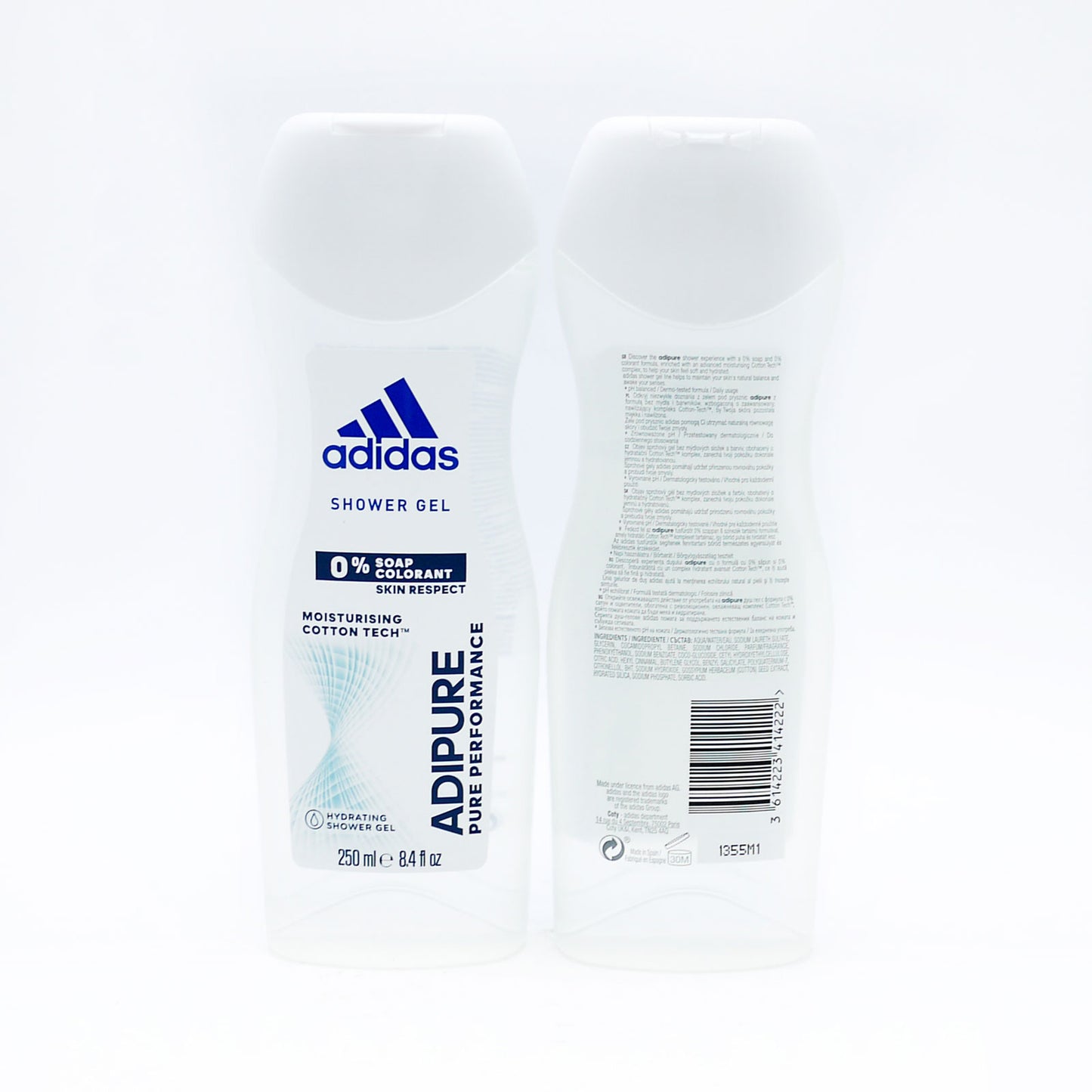 ADIDAS SHOWER GEL ADIPURE HYDRATING 250ML