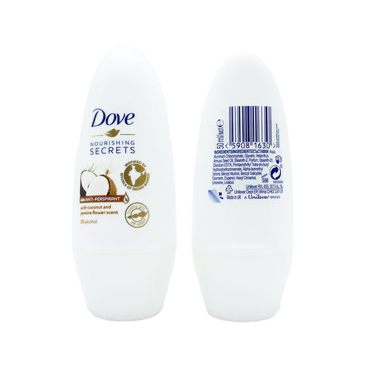 DOVE ROLL ON COCONUT & JASMINE 50ML.