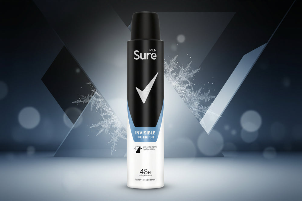 Sure Men Antiperspirant Invisible Ice 200ml.