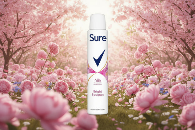 SURE A/P DEODORANT BRIGHT BOUQUET 200ML.