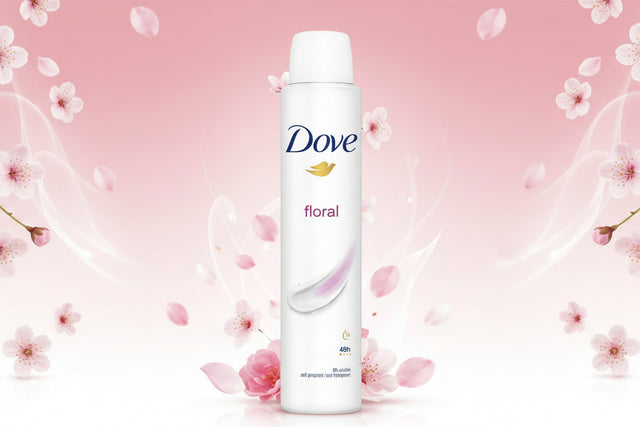 Dove Antiperspirant Deodorant Floral Woman 200ml.