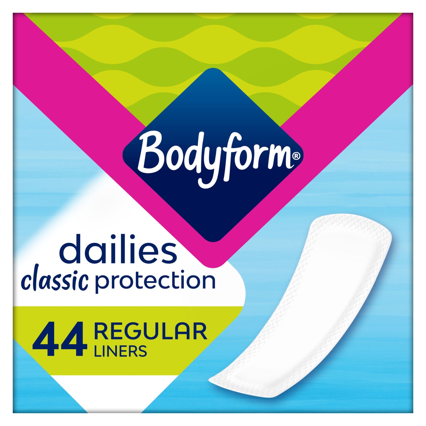 BODYFORM DAILY LINERS CLASSIC 44S.